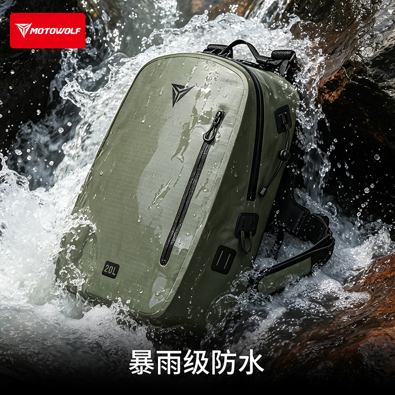 Motorcycle Gear Wholesale - Großhandel Wasserdichter Motorrad-Rucksack mit Großer Kapazität