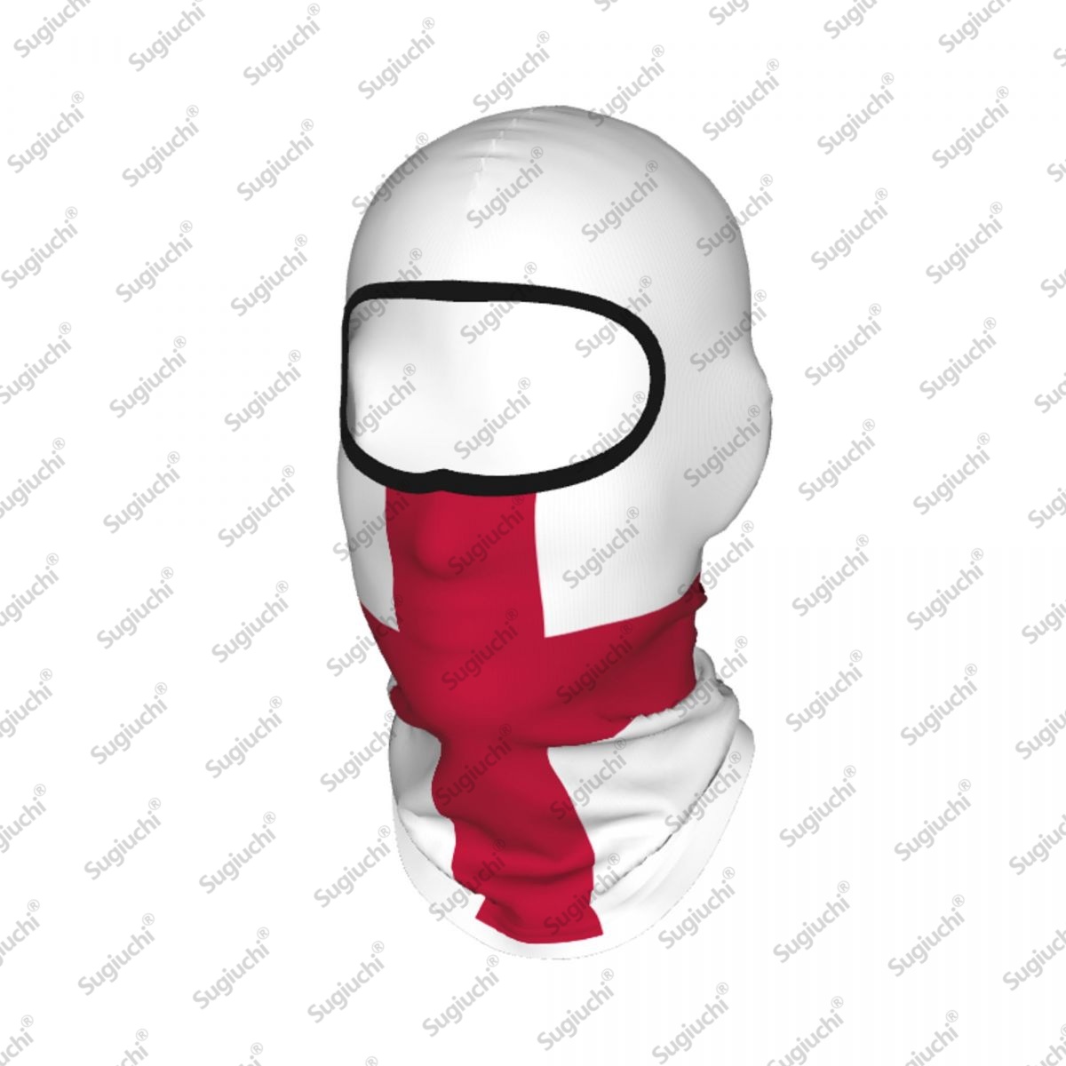 Helmet Full Face - ENGLAND Cycling Balaclava Vollgesichts-Skimaske, Sonnenschutzschal, winddicht,