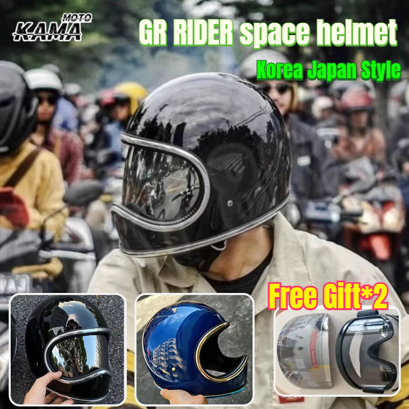 Motorcycle Gear Japan - Motorradhelm im Korea-Japan-Stil mit Technologie-Fiberglas-Schale, DAVID