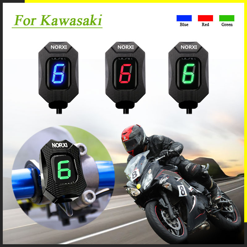 Motorcycle Gear Levels - Motorrad Getriebe Anzeige Für Kawasaki ER6N