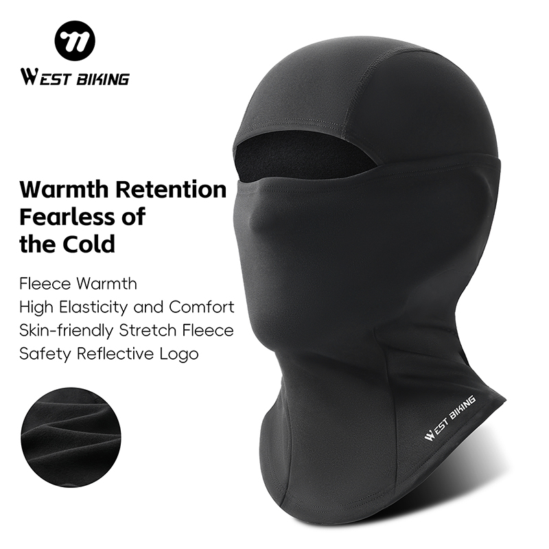 Helmet Full Face - WEST BIKING Winter-Thermo-Sturmhaube Hochelastische Atmungsaktive Winddichte