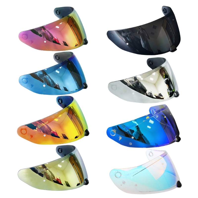 Helmet Full Face - Helm-Objektiv-Visier, beschlagfrei, Motorrad-Windschutz, Vollgesichtsschutz, kratzfest, geeignet