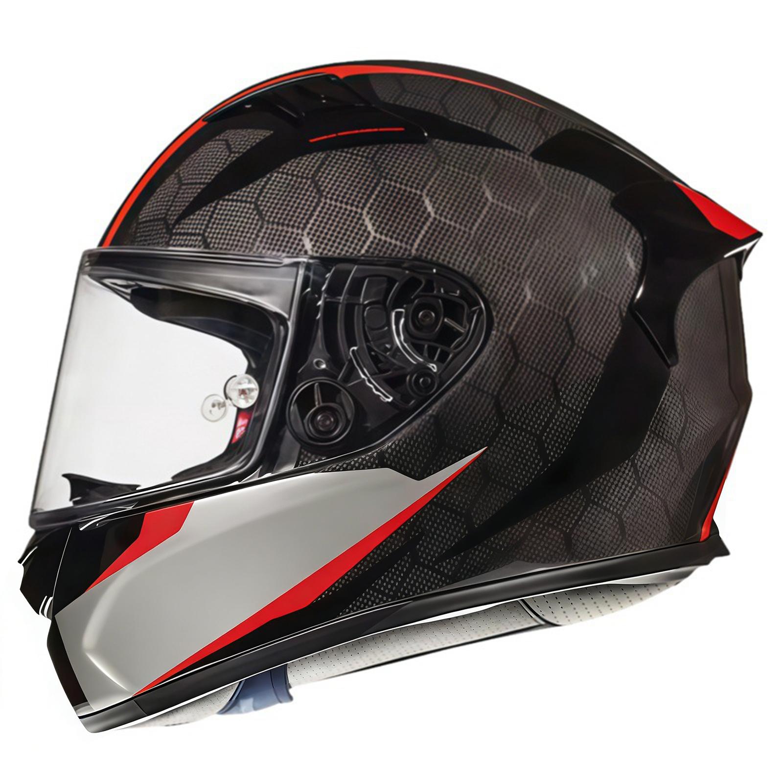 Motorcycle Gear Pattern - Motorradhelm-Visierhalterung Robustes Plattenset Universelle Linsenhalterung für
