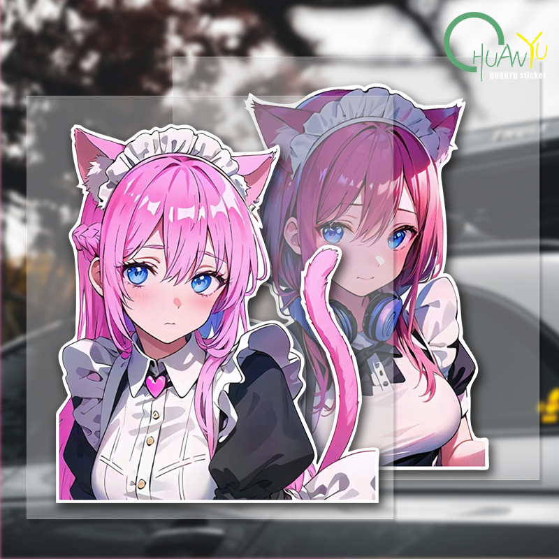 Motorcycle Gear Japan - JDM Japanischer Comic Hübsches Mädchen Niedliches