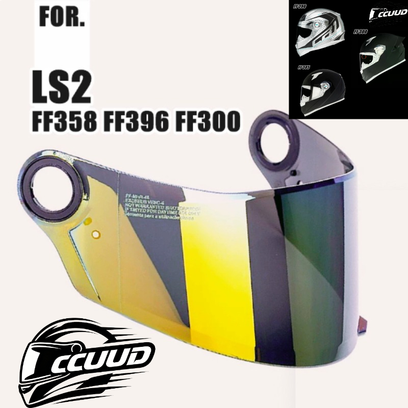 Helmet Full Face - Helmvisier für LS2 FF-MHR-48 Integralhelm, Mehrfarbige
