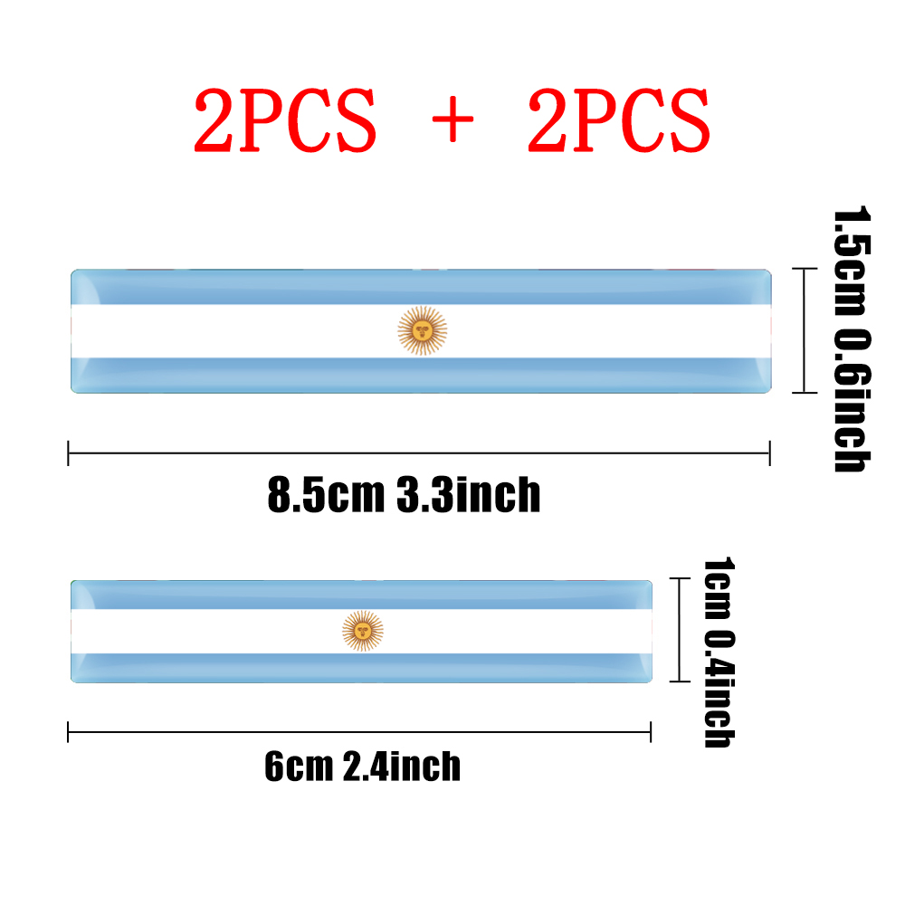 4 stücke 3d Epoxy Flagge Abzei – Motorcycle Gear Hub Bewertung und Preis
