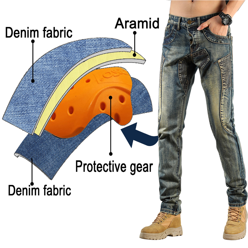 Kevlar Motorrad Jeans Männer A – Motorcycle Gear Japan Bewertung und Preis