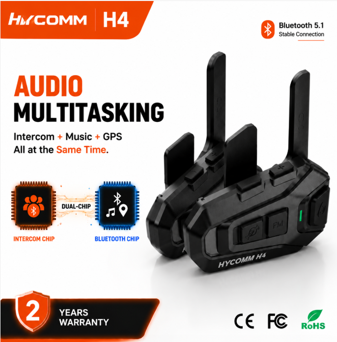 HYCOMM H4 Motorrad-Bluetooth-I – Helmet Full Face Bewertung und Preis