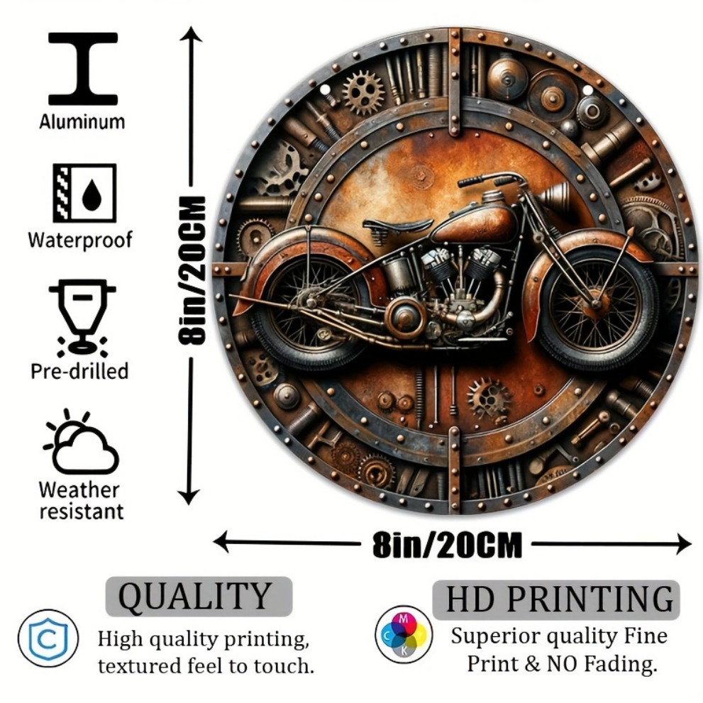 Steampunk Vintage Motorrad-Aus – Motorcycle Gear Pattern Bewertung und Preis