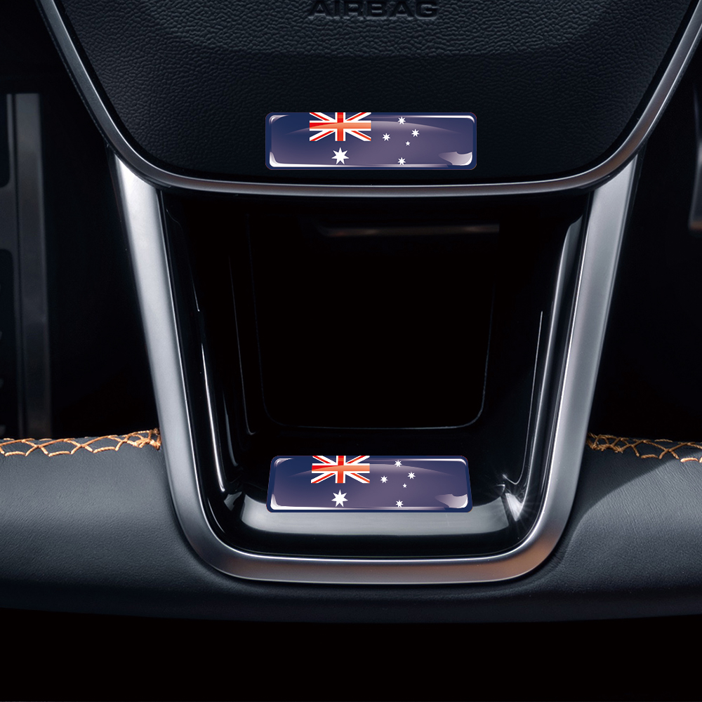 Australien Flagge 3D Epoxidhar – Motorcycle Gear In Australia Bewertung und Preis